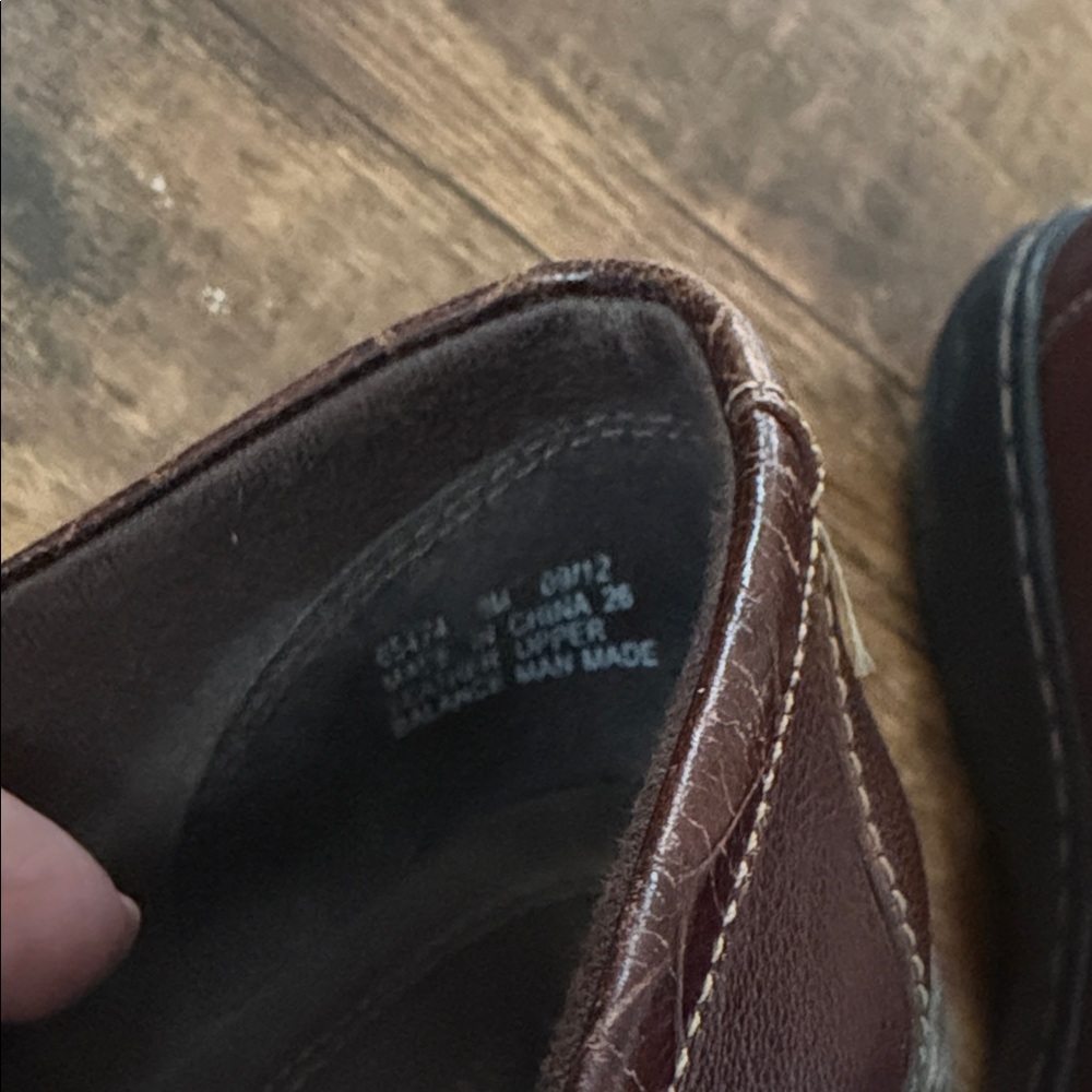 Clarks Women's Croc-Embossed Brown Loafers - Picture 2 of 8
